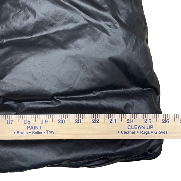 Jessie G. Puffer Coat Down Fur Belt Black Women’s Size L - Picture 13 of 16